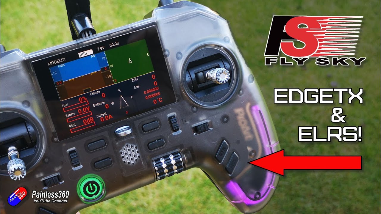 Flysky newest radio comes with EdgeTX and ExpressLRS! PROART PA01 Radio