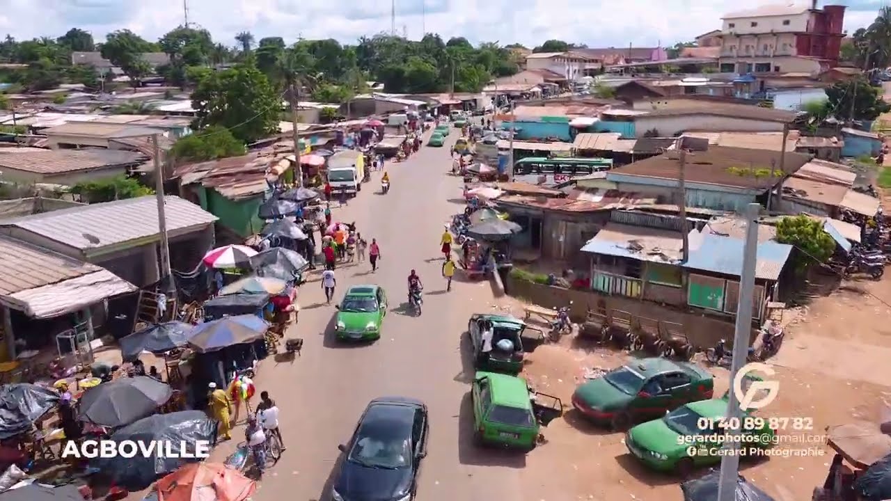 AGBOVILLE [Découvrir la Côte d'Ivoire] en Vidéo avec Gérard Photos 