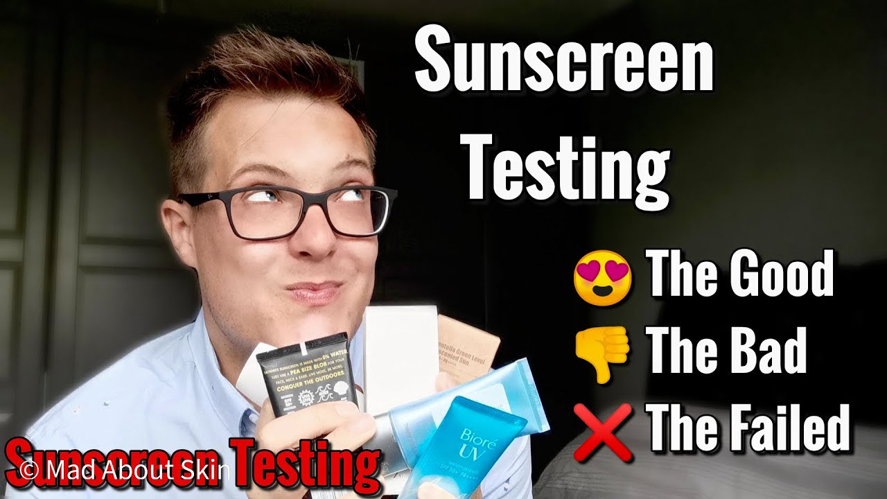 SUNSCREEN TESTING and Sunscreen Review. The Best SPF