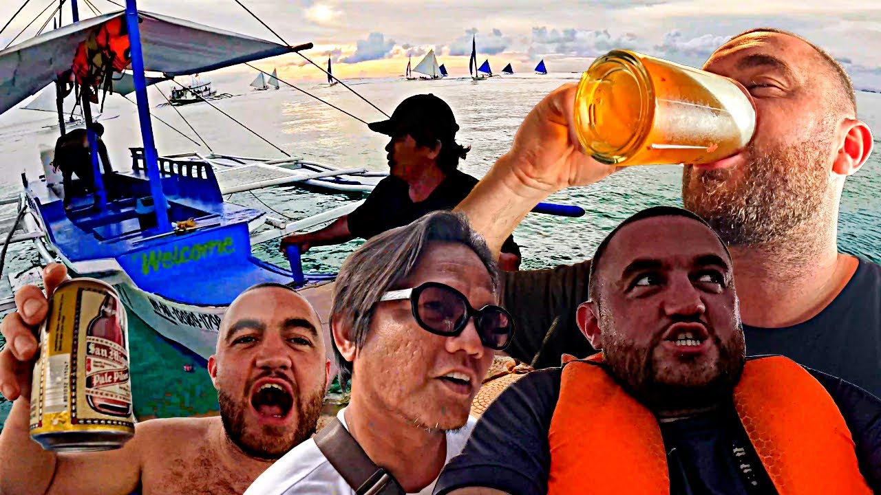 Driving A Boat Drunk In The Philippines!