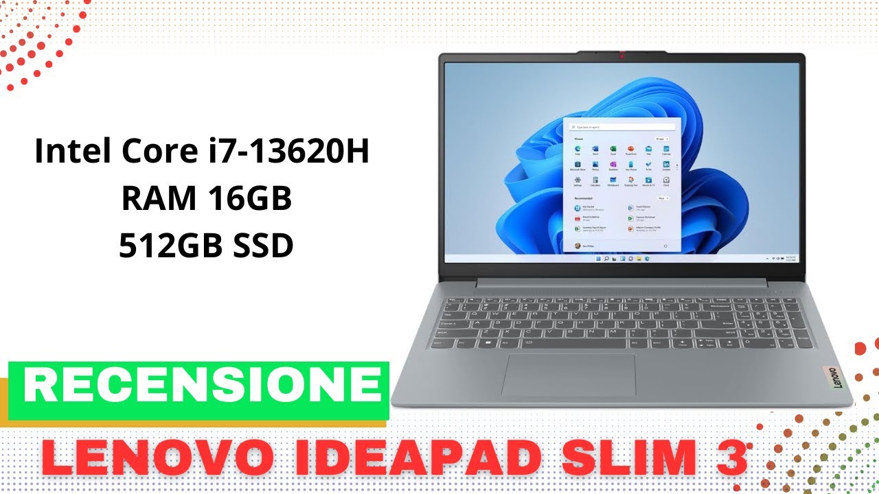 Lenovo IdeaPad Slim 3 Notebook Recensione