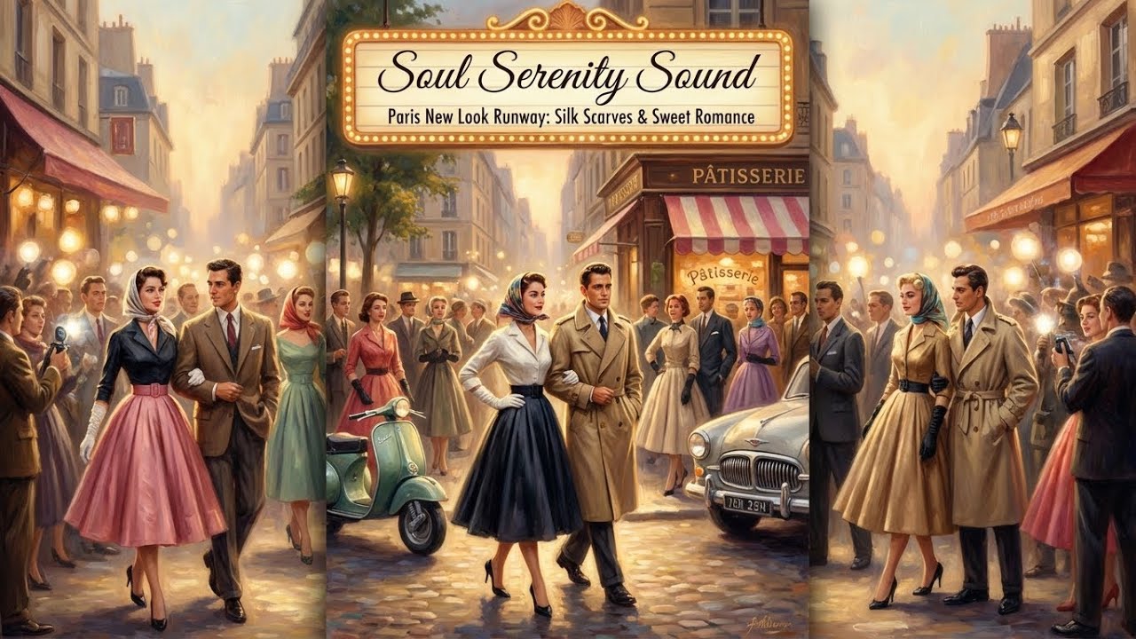 "Soul Serenity Sound"- Paris New Look Runway: Silk Scarves & Sweet Romance