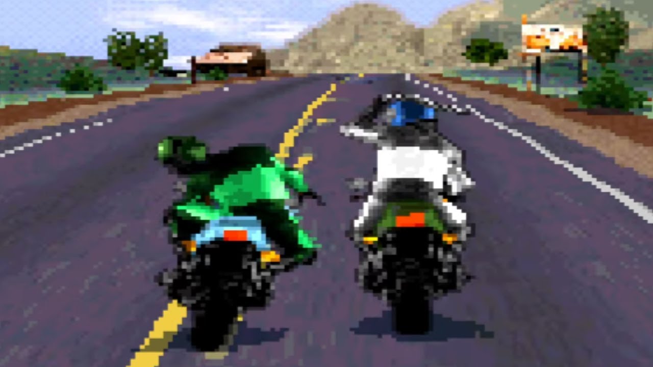 Road Rash Thrash Mode Ps1 Longplay #ps1 #longplay