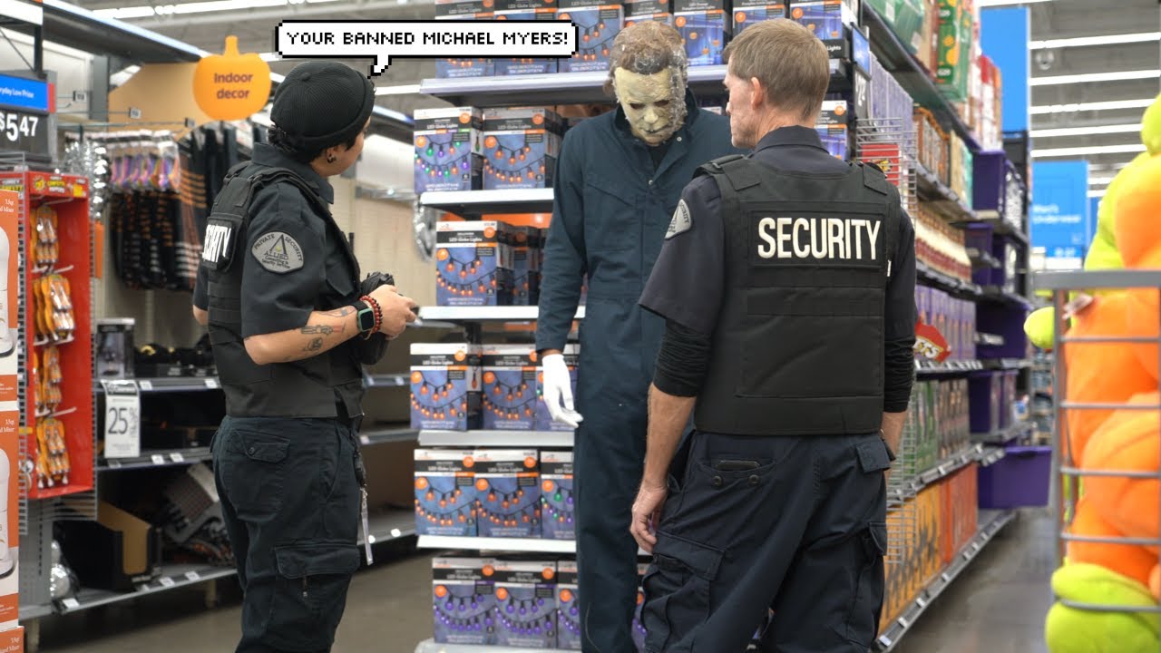 Michael Myers Gets Banned From Walmart!
