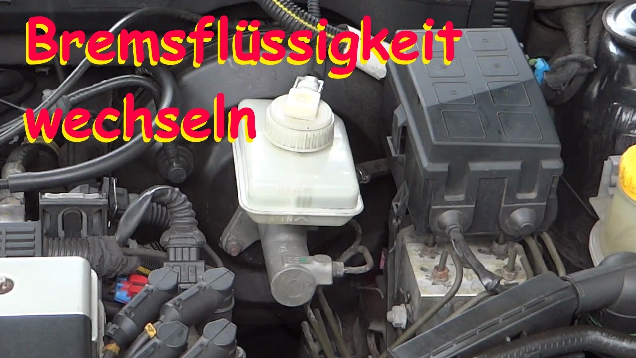 Bremsflüssigkeits wechsel am Vectra B