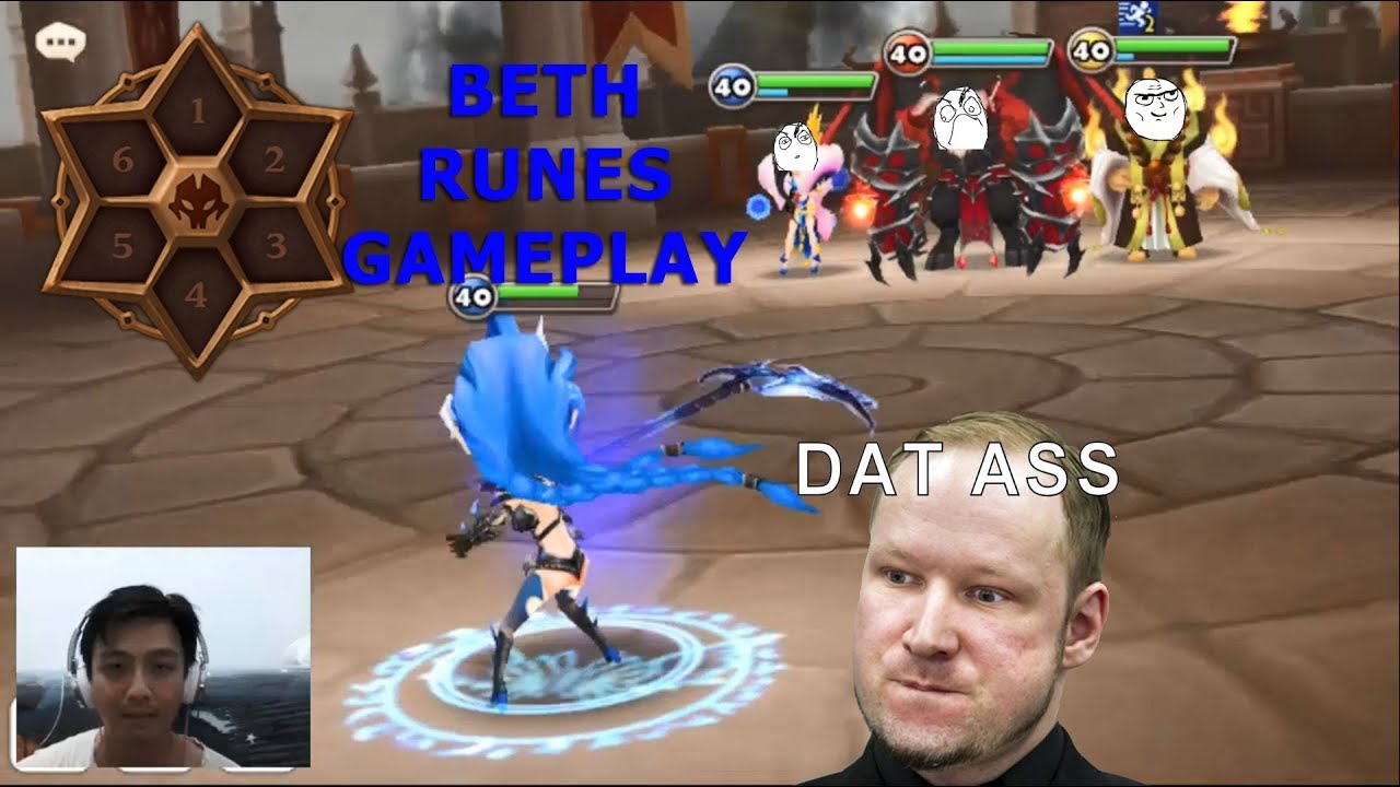 Summoners War Beth Runes dan Guild War Gameplay vs Kross