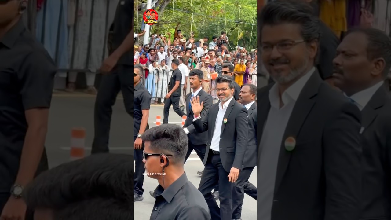 CM Vijay&rsquo;s FIRST Flag Hoisting on 80th Independence Day! 🇮🇳🔥