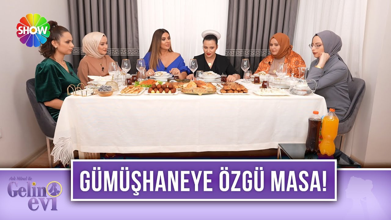 Gümüşhane yöresine ait 11 çeşitlik sunum masası! | Gelin Evi 976. Bölüm