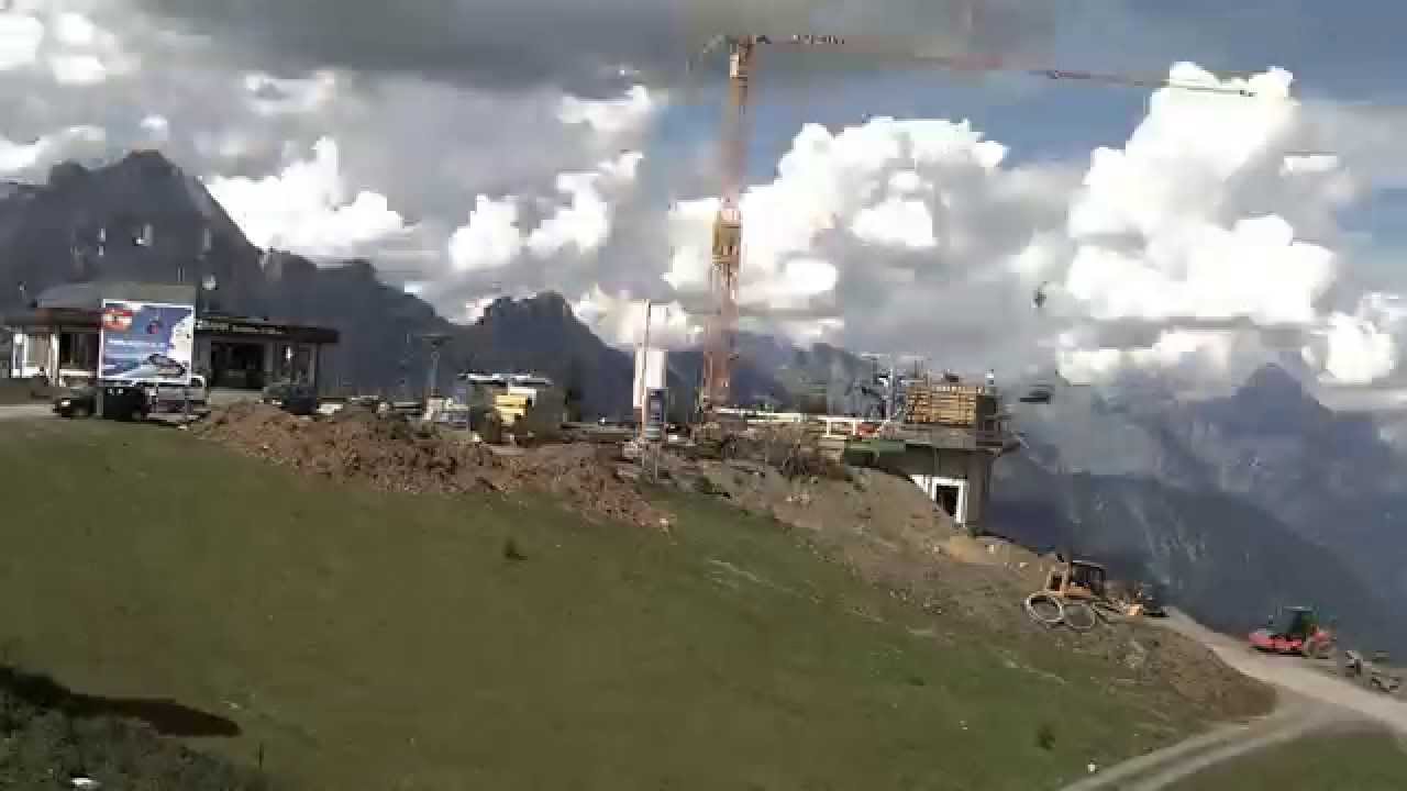 Neue Steinbergbahn Bergstation - Timelapse Juli HD
