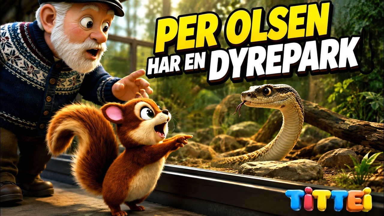 Per Olsen har en dyrepark sangen | Norske barnesanger   |   Klassisk norsk barnesang med Tittei
