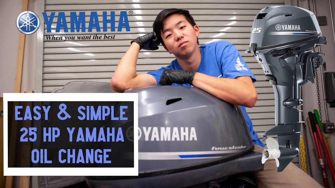 YAMAHA 4-Stroke Outboard Oil Change (25HP)