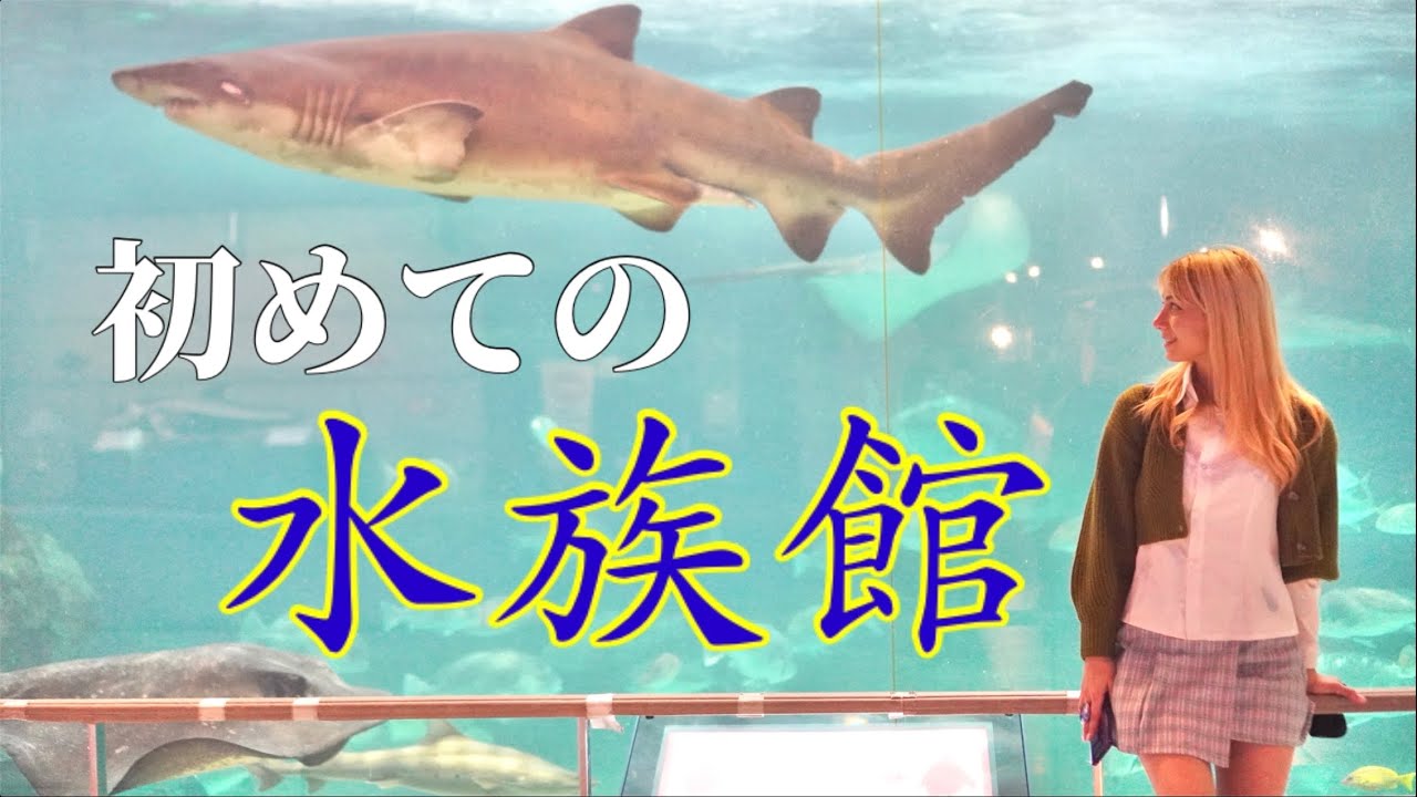 初めて日本の水族館で人生初ペンギンを見た外国人【大満足のすますい】