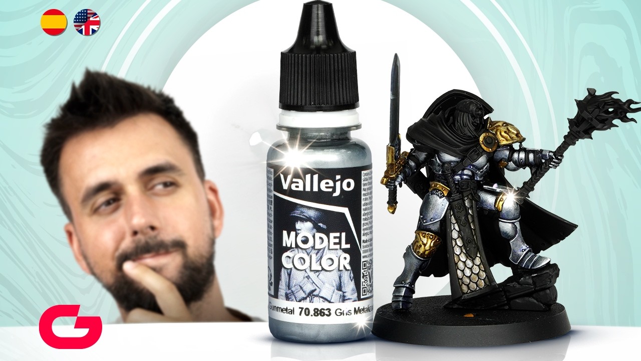 How to paint TRUE METALLIC METAL in only FOUR steps / Como pintar TMM en SOLO 4 pasos