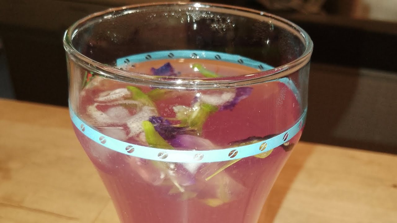 Making Blue Pea Juice / Tea at Home Good for Diabetic Person