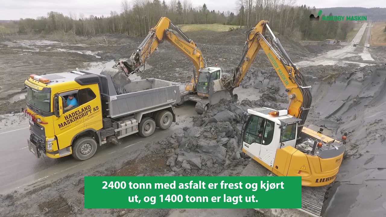Rasutbedring av fv.120 i Ask, Gjerdrum - Nordby Maskin AS