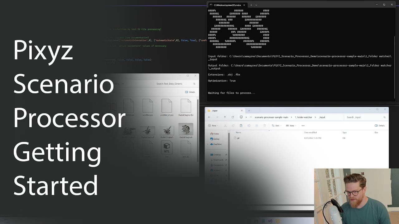 Getting Started with Pixyz - Scenario Processor and the Folder Watcher Demo