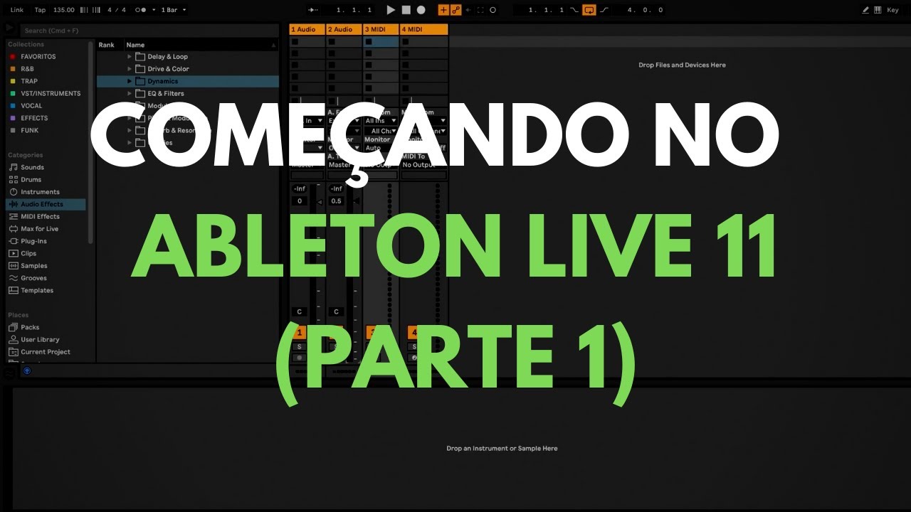 Aprenda como fazer música no ABLETON LIVE 11! (Parte 1)
