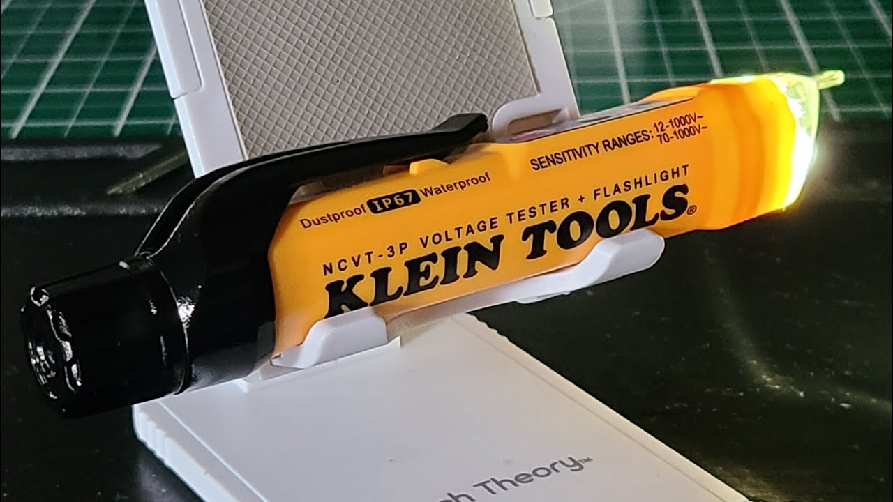 KLEIN TOOLS NCVT - 3P Voltage Tester + Flashlight 🔦 w/ High/Low Voltage Sensitivity Ranges