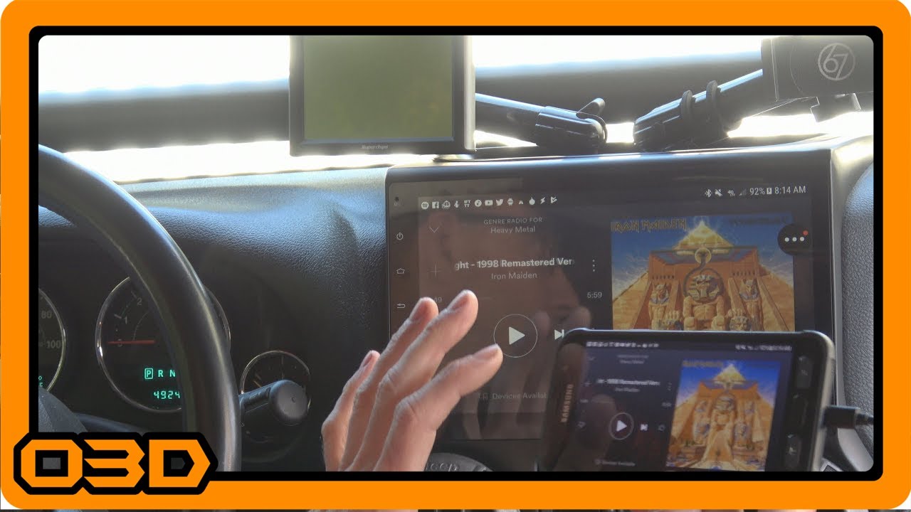 Playing Music and Movies and Mirror Link with the Seicane 10.1 Inch Android 7.1.2