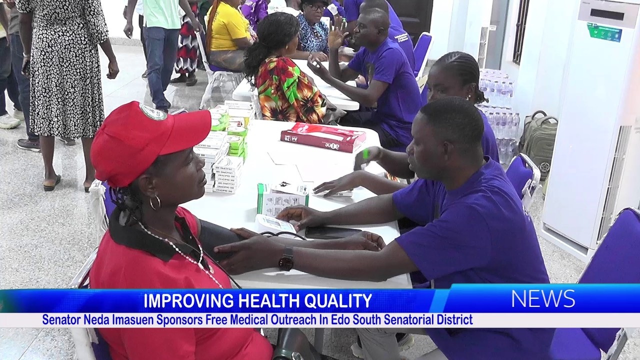Senator Neda Imasuen Sponsors Free Medical Outreach In Edo South Senatorial District