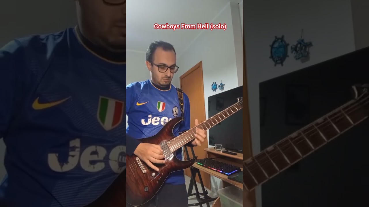 Cowboys from Hell (solo) Pantera #pantera #cowboysfromhell #guitarsolo #thrashmetal #guitarist