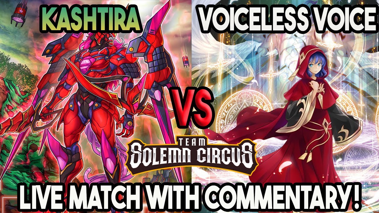 Kashtira Vs Voiceless Voice : Yu-Gi-Oh! Locals Feature Match | Live Duel