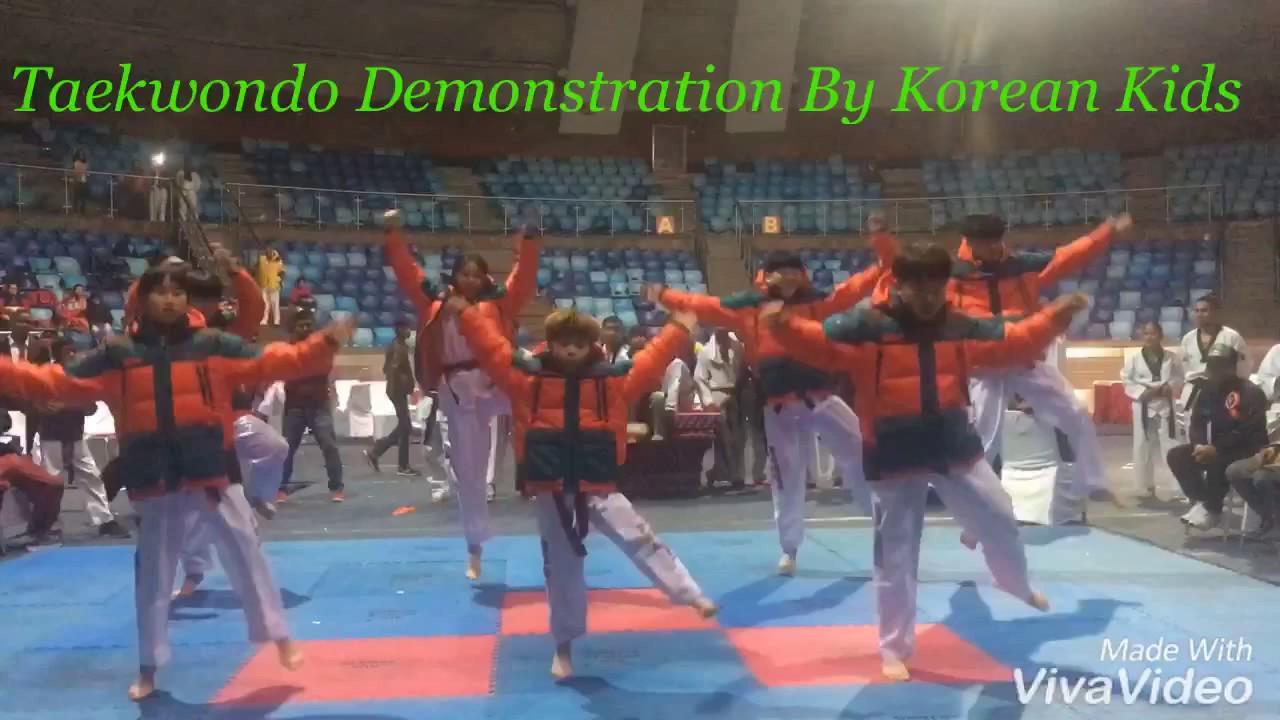 Taekwondo Demonstration by Korean Kids