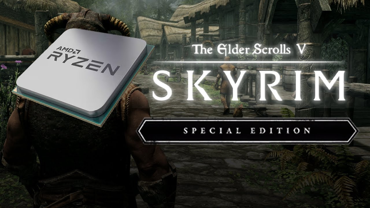 Skyrim Special Edition en PC de bajos recursos |  Ryzen 3 2200G