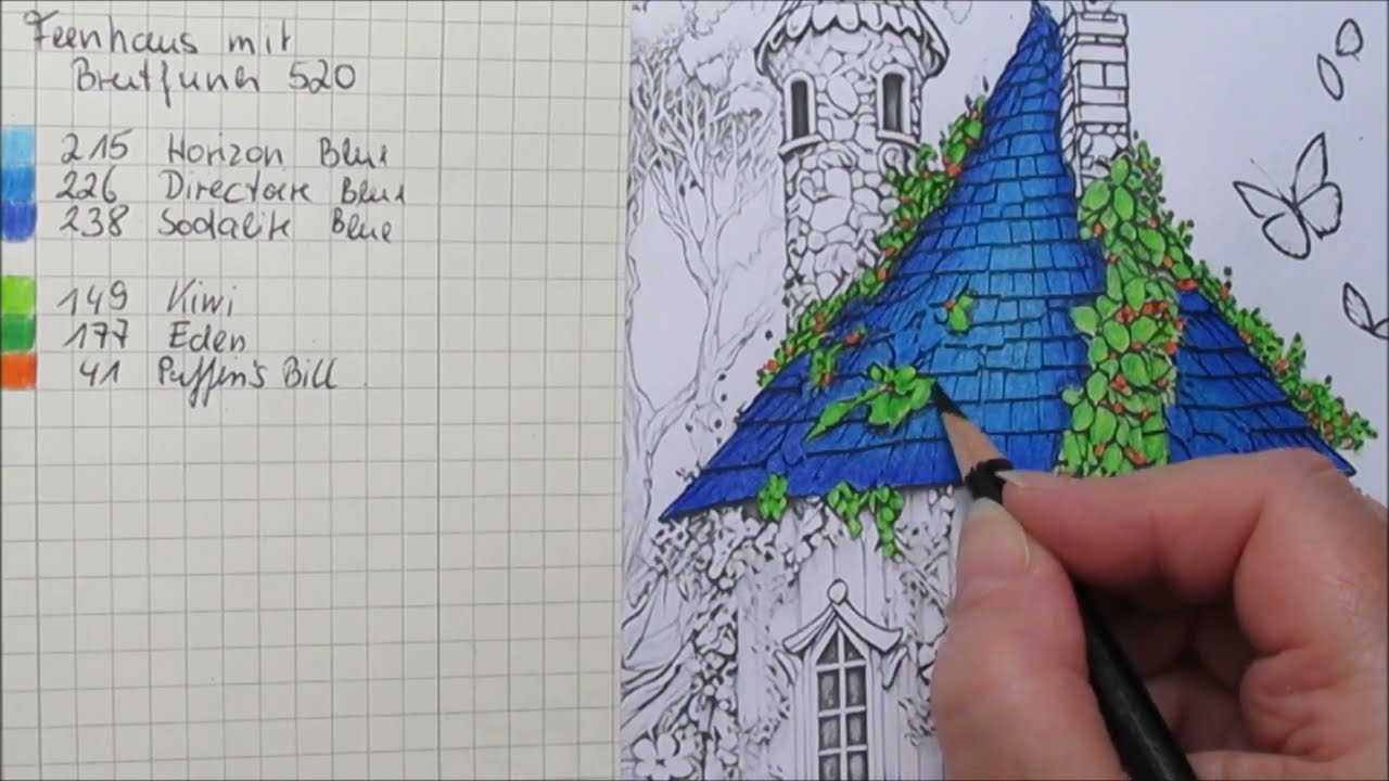 little fairy house - kleines Feenhaus Part 1 - Coloring Book  Magische Feenhäuser