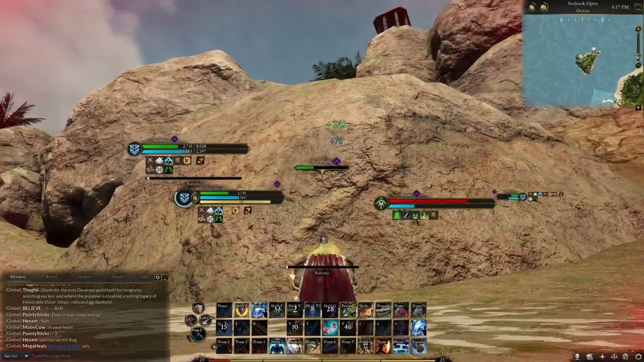 Ashes of Creation: Tank Lawless PvP - 1vs4