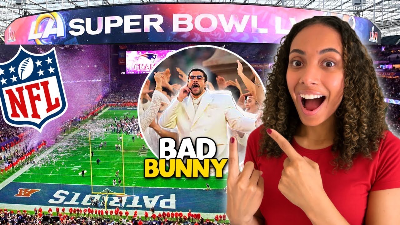 ASSISTIMOS O JOGO DA SUPER BOWL 2026 NOS EUA!!* Futebol Americano, Show Bad Bunny e mais