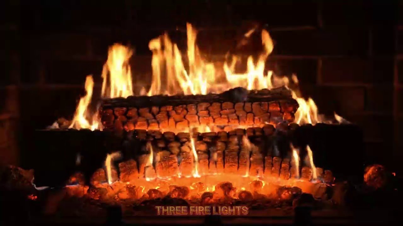 Cozy Night Coffee Shop ☕ Fireplace Sounds for Study, Sleep & Relaxation