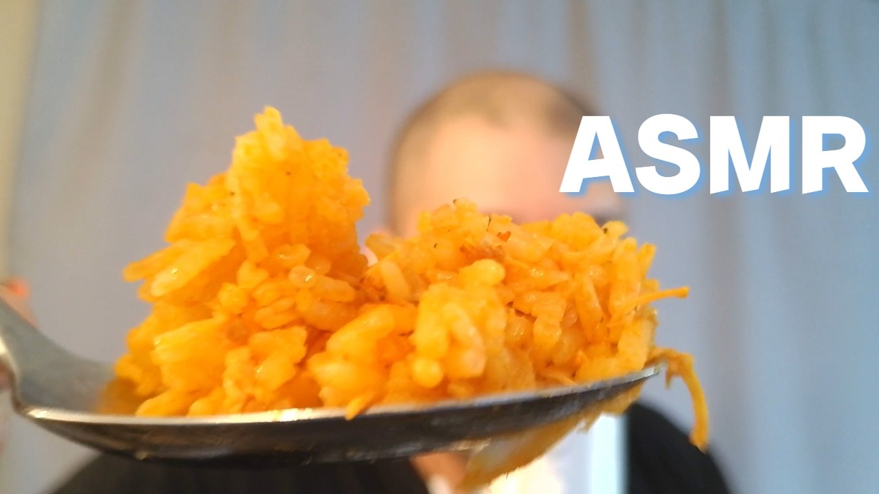 Asmr Yellow rice N Chicken