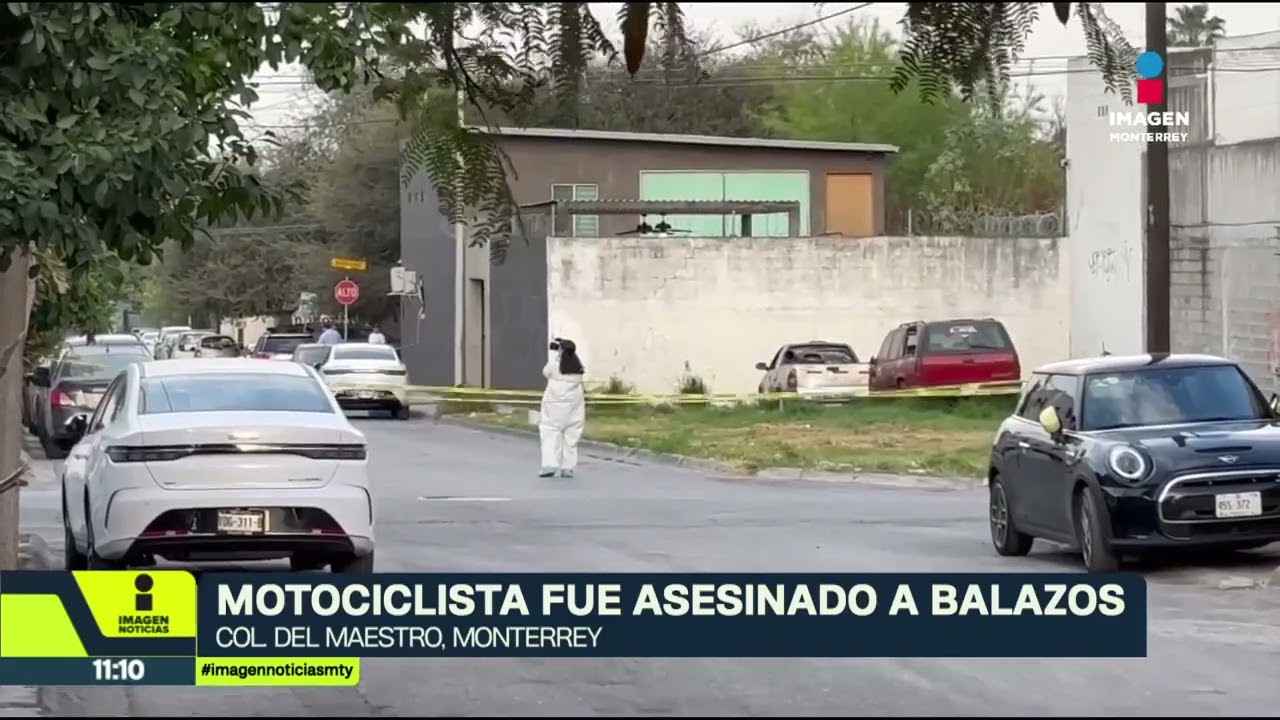Matan a motociclista a balazos en Monterrey  | Noticias MTY tercera emisión