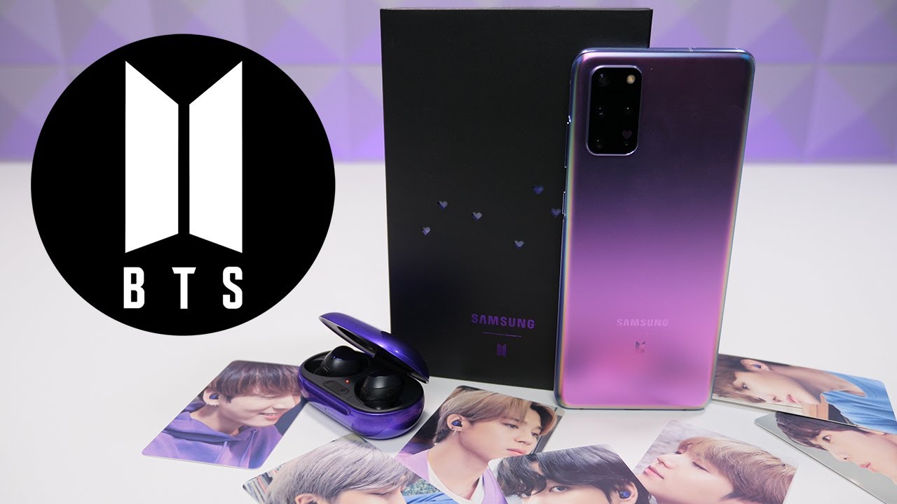 Unboxing BTS Edition Samsung Galaxy S20 Plus, Buds Plus & Photo Cards!