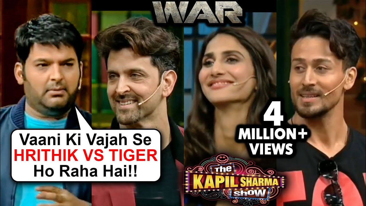Kapil Sharma COMEDY With Hrithik Roshan Tiger Shroff Vaani Kapoor | The Kapil Sharma Show | WAR