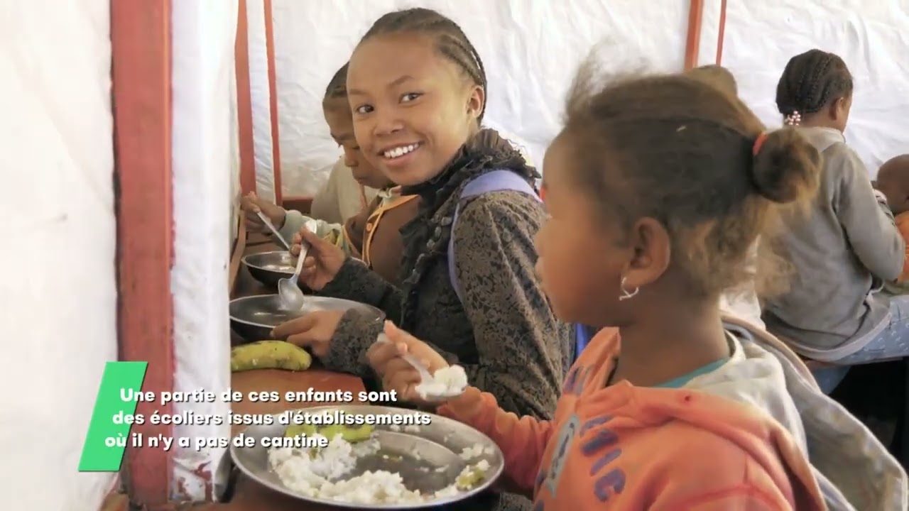 La cantine des enfants des rues- Scolarisation Madagascar