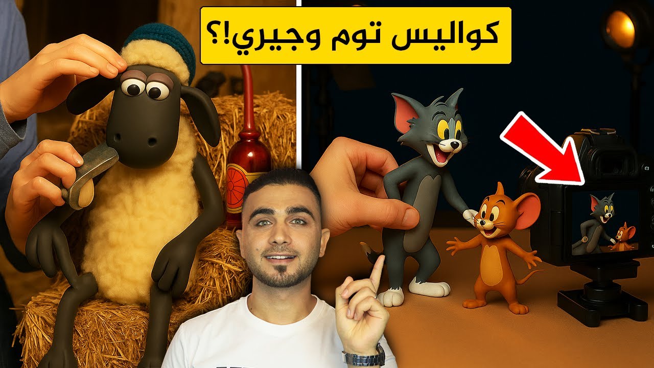 كواليس انتاج توم وجيري 😱والخروف شون🤔 أسرار عمل أفلام الكرتون!؟