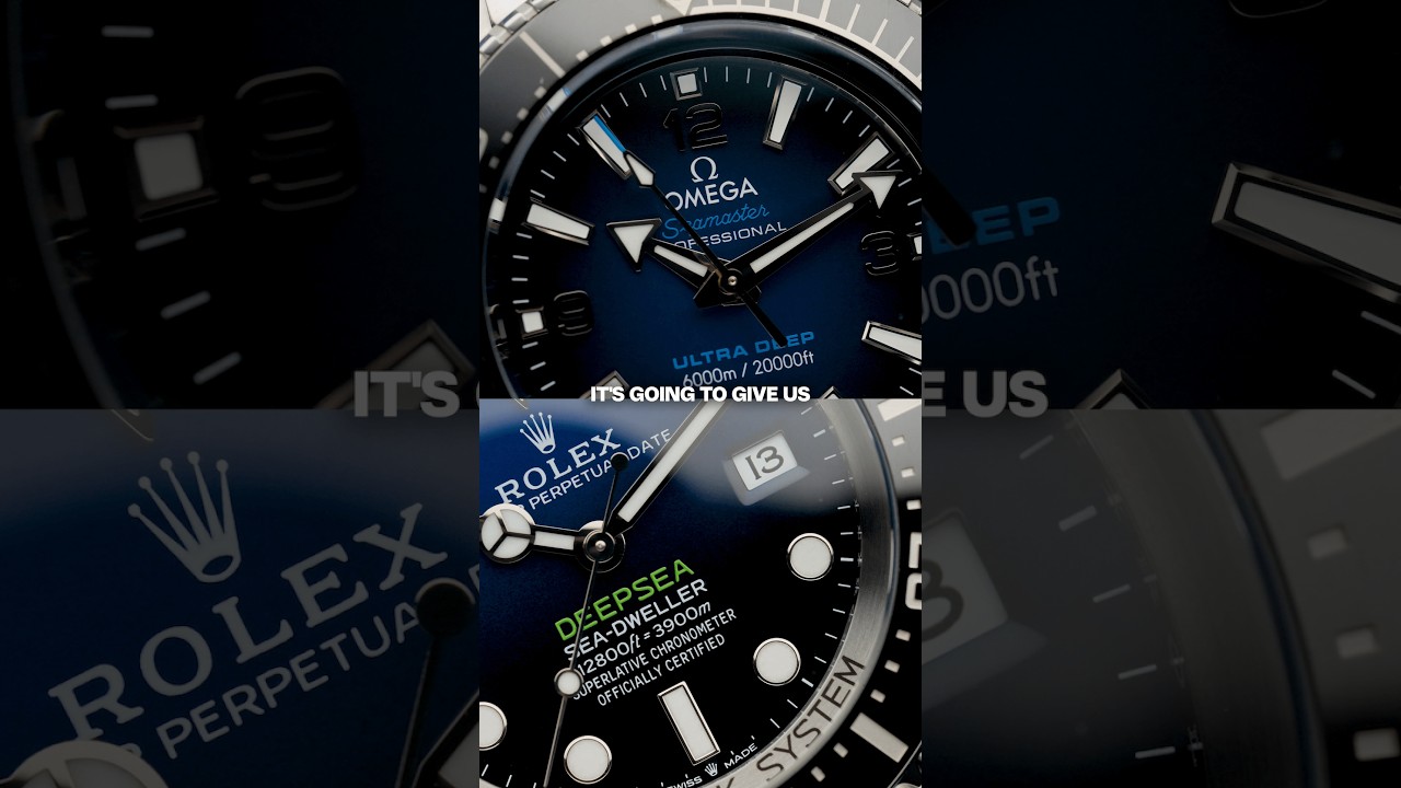 Rolex Deepsea D-Blue vs Omega Ultra Deep: Who Rules the Ocean? | SwissWatchExpo