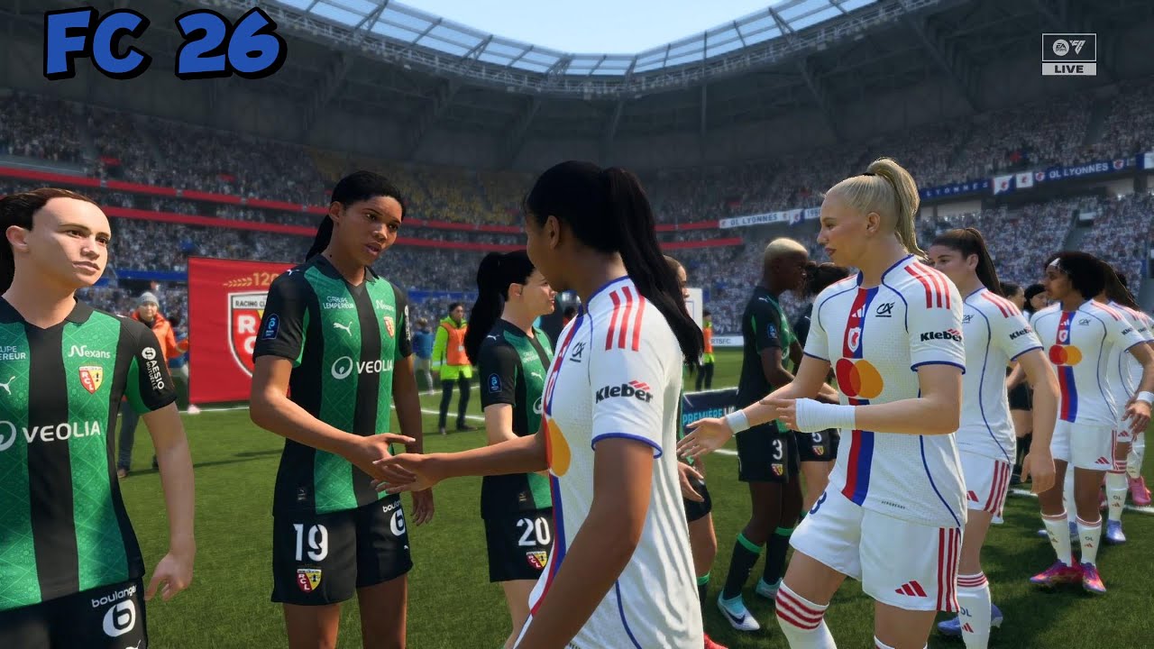 FC 26 FULL GAMEPLAY II OL Lyonnes vs RC Lens Feminin II D1 Arkema II PC II