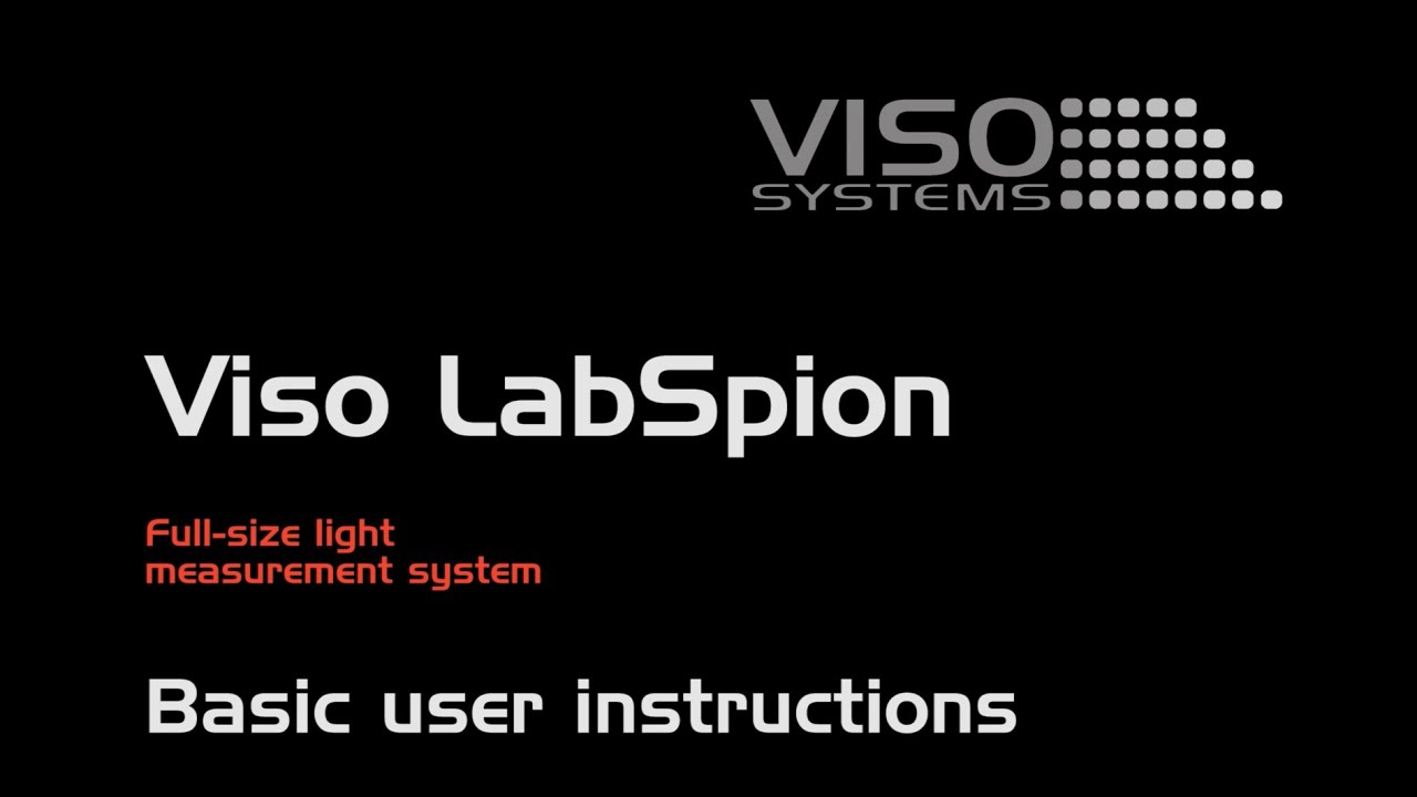 Basic LabSpion Light Measurement Session