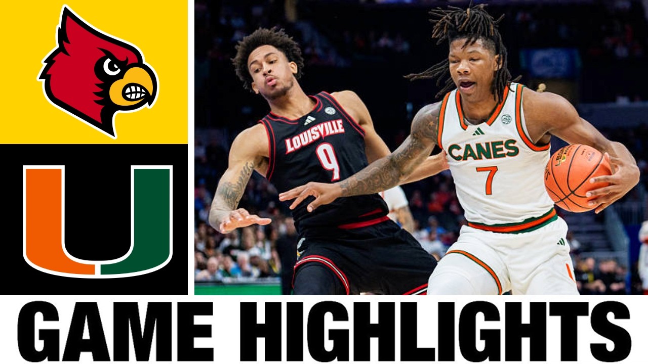 #24 Louisville vs Miami Highlights | Men's Basketball | College Basketball 2026
