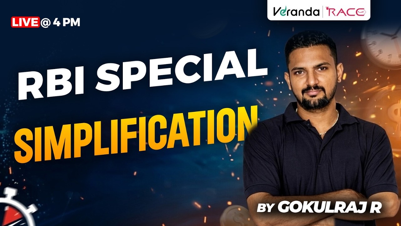 TARGET BANK EXAM 2026 | RBI SPECIAL | SIMPLIFICATION | BY GOKULRAJ R SIR