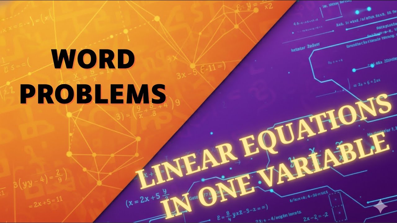Linear Equations in One Variable | Word Problems | Primeone maths - Kavitha Rani