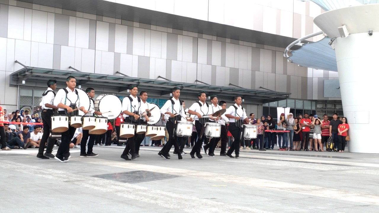 St. John's Institution Naval Cadet Band (SJINCB) vs Convent Bukit Nanas (CBN) Drum Battle KLIYMBC