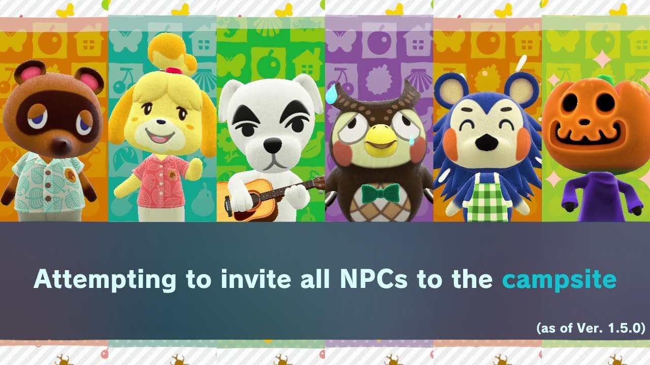 All NPC amiibo Dialogue in Animal Crossing: New Horizons (as of Ver. 1.5.0)