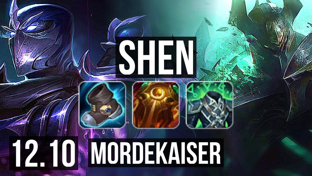 SHEN vs MORDE (TOP) | 10/2/29, 1.8M mastery, Dominating | KR Diamond | 12.10