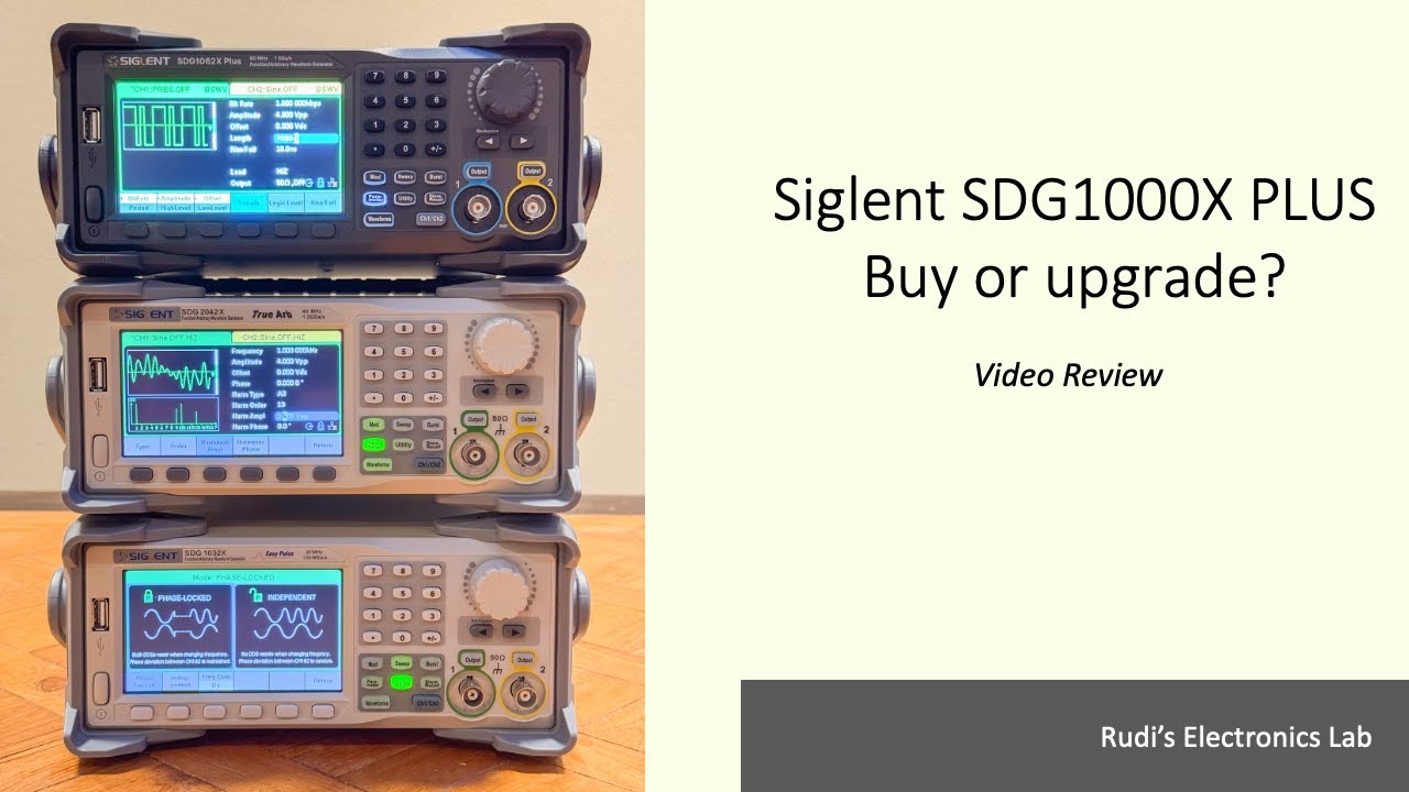 REL #49 Siglent SDG1000X Plus - Buy or upgrade?