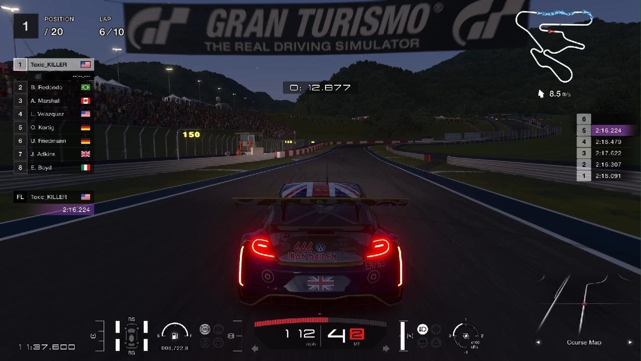 Gran Turismo 7 2:15.972 on Kyoto Driving Park - Yamagiwa+Miyabi Reverse