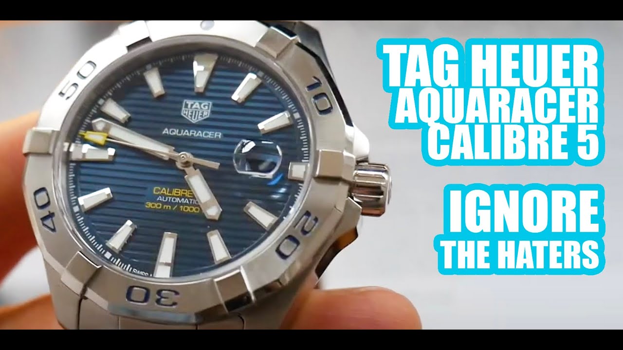 Tag Heuer Aquaracer 43mm Calibre5 — не обращайте внимания на ненавистников!